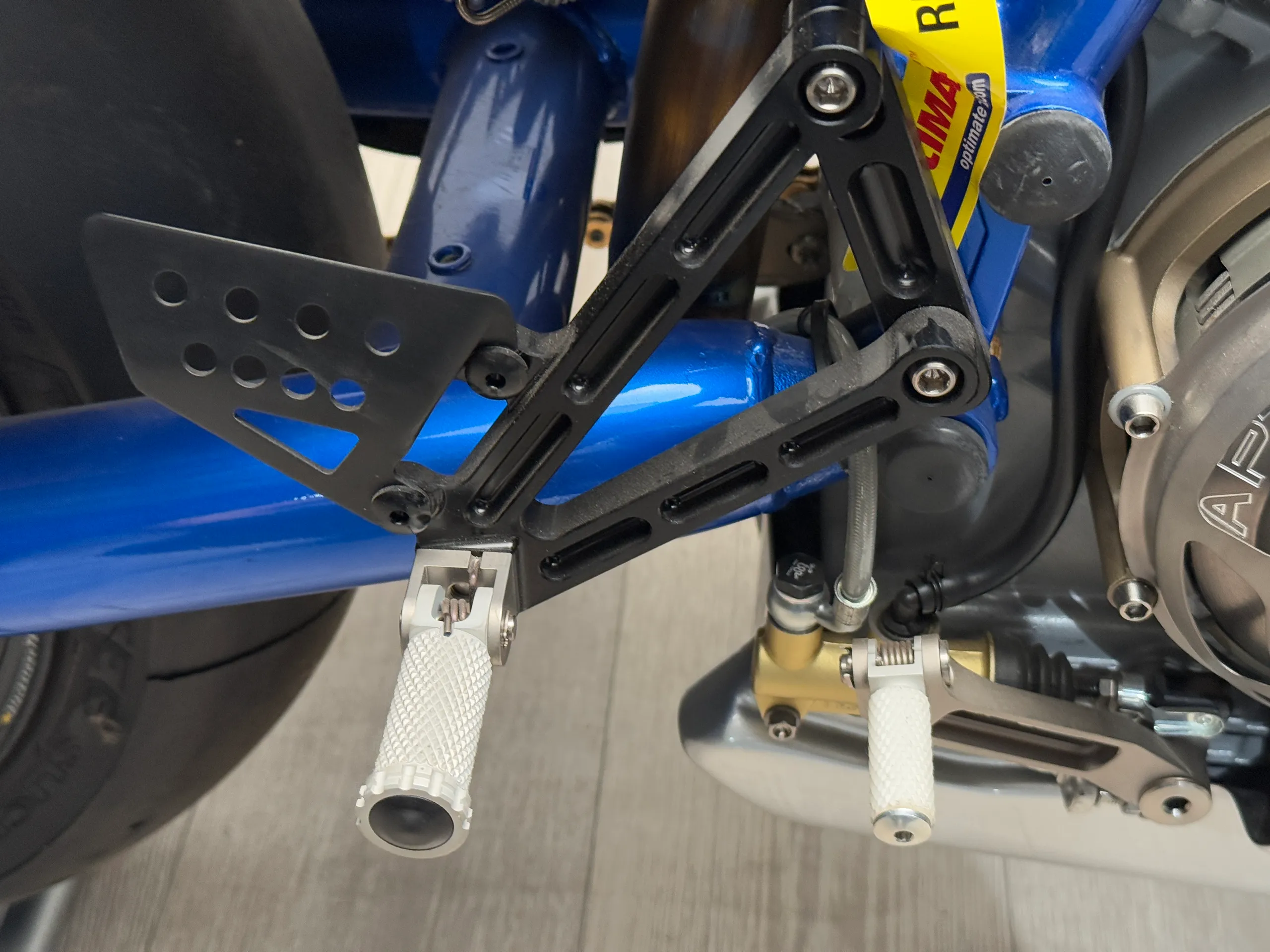 NCR aluminum and titanium rearsets