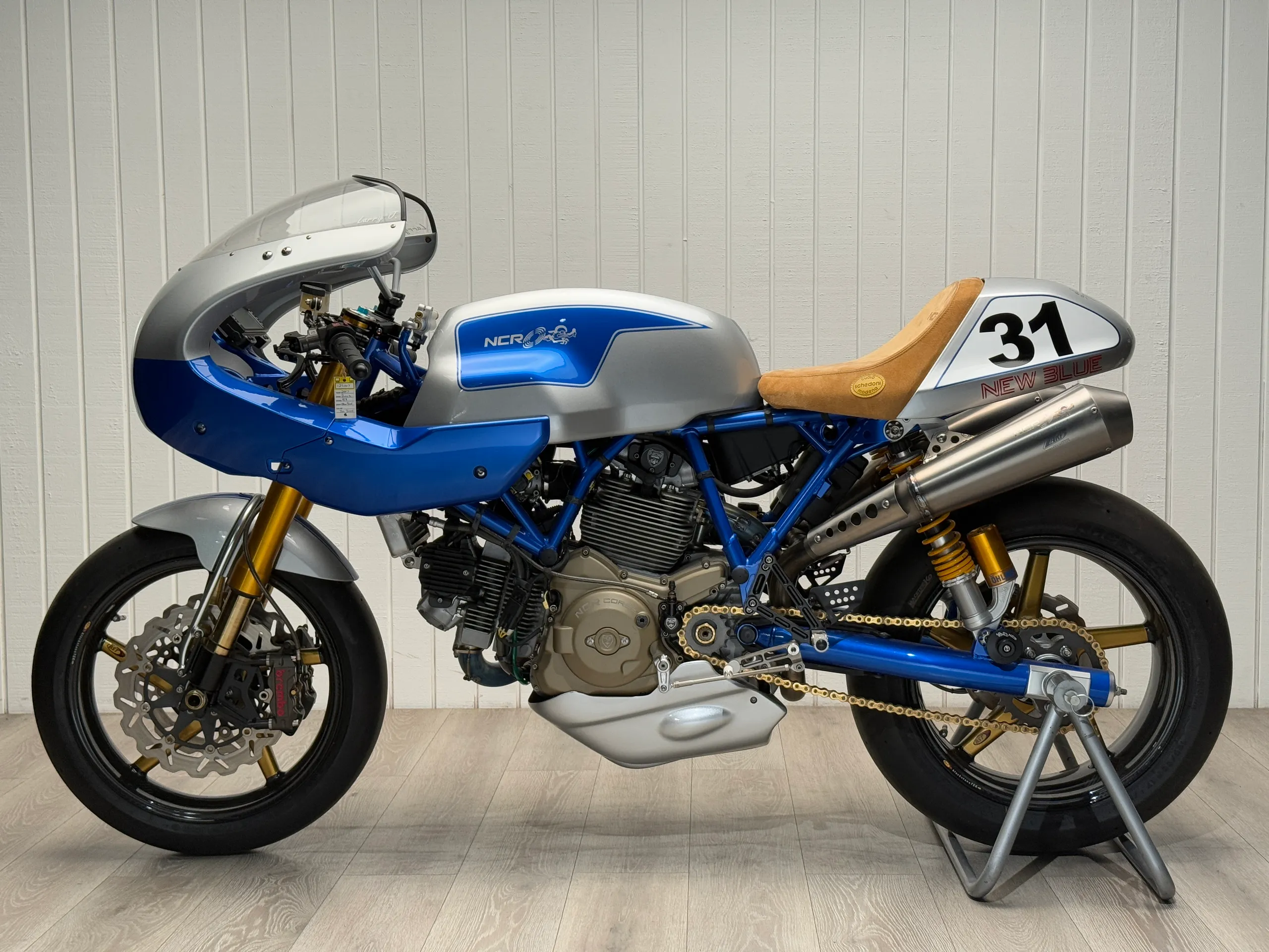 Right side profile of NCR New Blue number 12